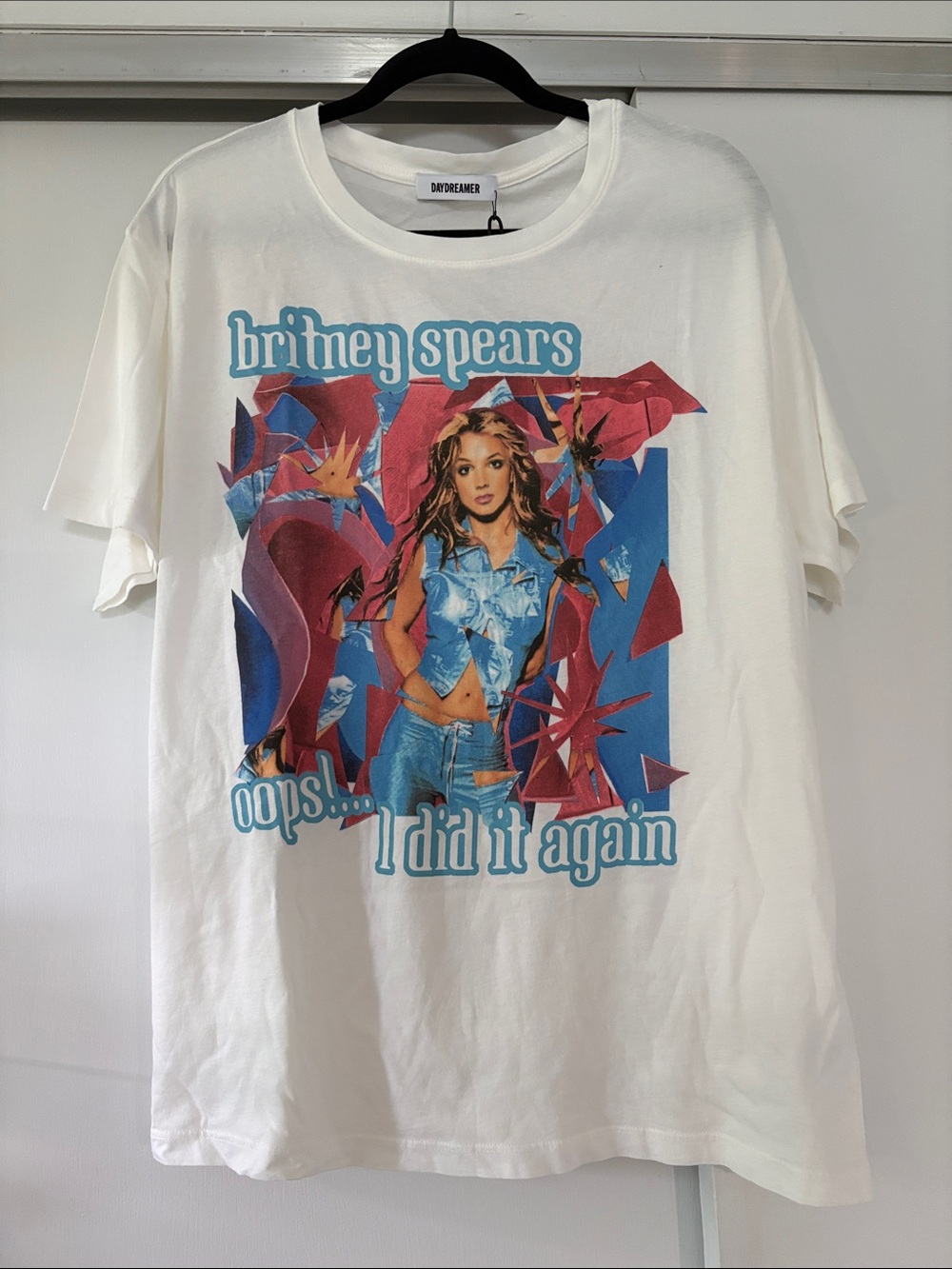 NWT Daydreamer Britney Spears Large Graphic Tee oops I did it again tour 2000